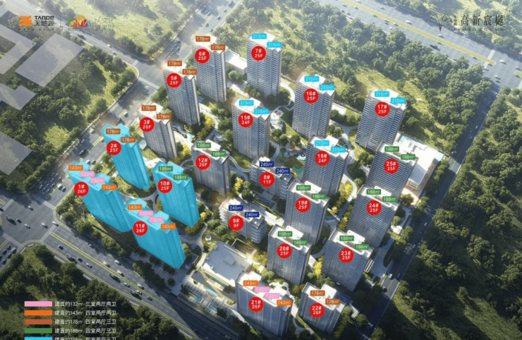 2024西安! 城西在售改善住宅买房攻略容积率户型图样板间装修效果图(图5) 2024西安! 城西在售改善住宅买房攻略容积率户型图样板间装修效果图(图5)